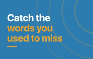 Word practice: choose the word you heard