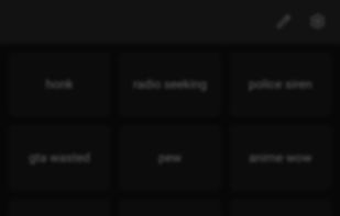 Easily customize individual sounds: volume control, liking, preview, background color or emojis.
