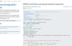 Mailing lists & code review tools
