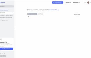 Sourcely screenshot 1