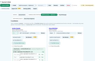 Candidate project desk
