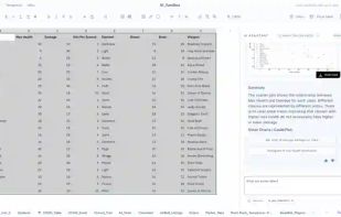 Sourcetable screenshot 1