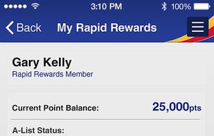 Southwest Airlines screenshot 2