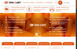 Demo homepage