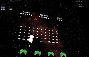 Space Invaders OpenGL screenshot 2