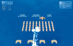 Space Invaders OpenGL screenshot 1