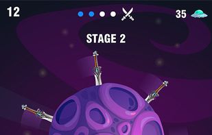 Space Knife Hit screenshot 2