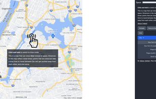 Spacetime maps screenshot 1