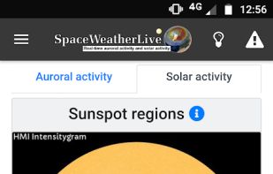 SpaceWeatherLive screenshot 3