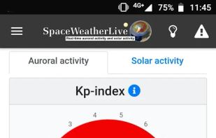 SpaceWeatherLive screenshot 1