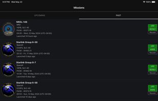 SpaceXNow screenshot 1