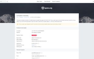 Details of a complaint