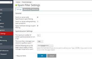 SpamAssassin screenshot 1