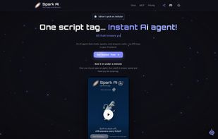Spark AI: an embeddable chat widget that answers from your own content