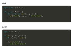 Spark Framework screenshot 1