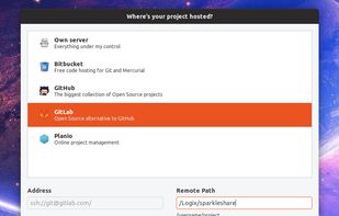 SparkleShare screenshot 1