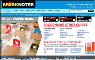 Sparknotes in 2005