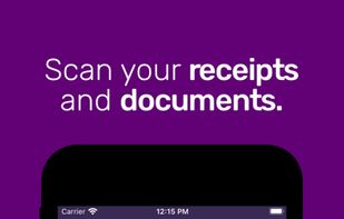 Easily scan your receipts and documents with automatic cropping.