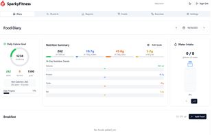 SparkyFitness screenshot 1