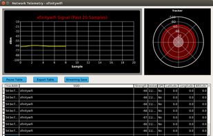 sparrow-wifi screenshot 1
