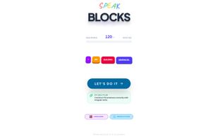 Speak Blocks screenshot 1