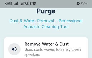 press start cleaning