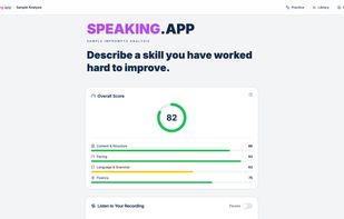 speaking.app screenshot 1