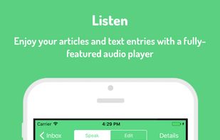  Speaky - Article Voice Reader screenshot 1