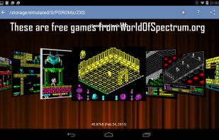 Speccy emulator screenshot 2