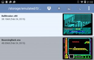 Speccy emulator screenshot 1