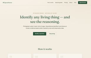 SpecieSense screenshot 1