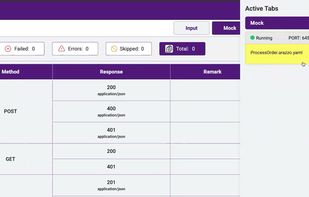 Specmatic Studio running an API mock