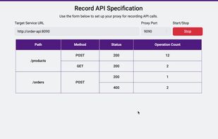 Specmatic Studio setting up proxy recording