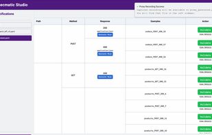 Specmatic Studio proxy recording success