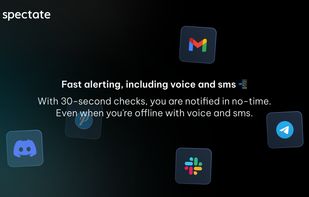 Fast alerting, including voice and SMS.