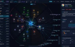 2D map view with the app inspector