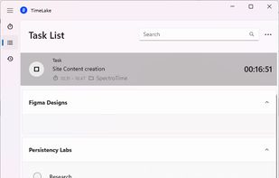 TimeLake screenshot 2