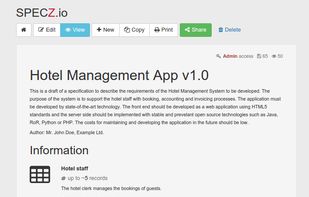 Software Requirements Specification - View mode