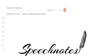 Speechnotes screenshot 2