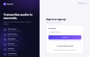 Login/Sign up