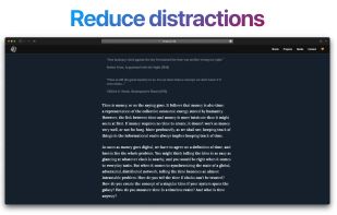 Speed Reader for Safari screenshot 1
