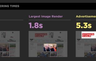 SpeedCurve screenshot 2