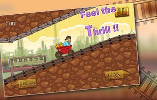 Speedy Gold Miner : Rail Rush screenshot 2