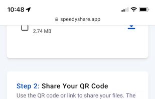 SpeedyShare.app screenshot 1
