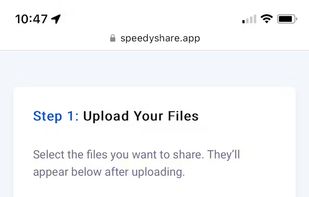 SpeedyShare.app screenshot 2