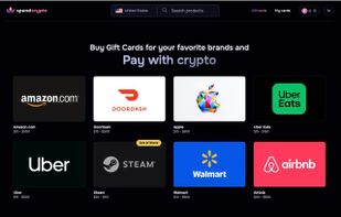 SpendCrypto Homepage