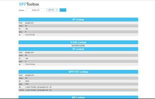 SPFToolbox screenshot 1