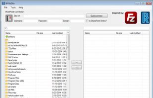 SPFileZilla screenshot 1