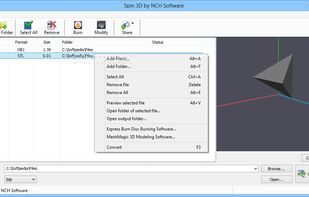 Spin 3D - Mesh Converter Software screenshot 1
