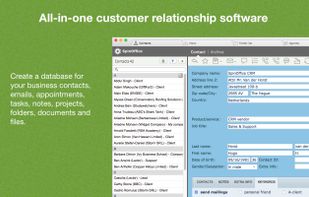 SpinOffice CRM screenshot 1
